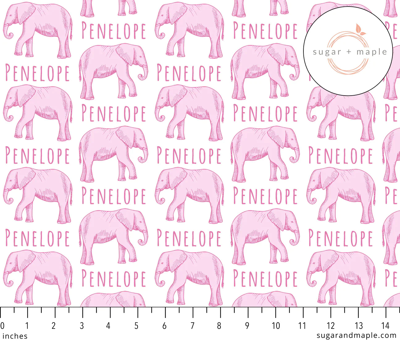Plush Minky Blanket - Elephant