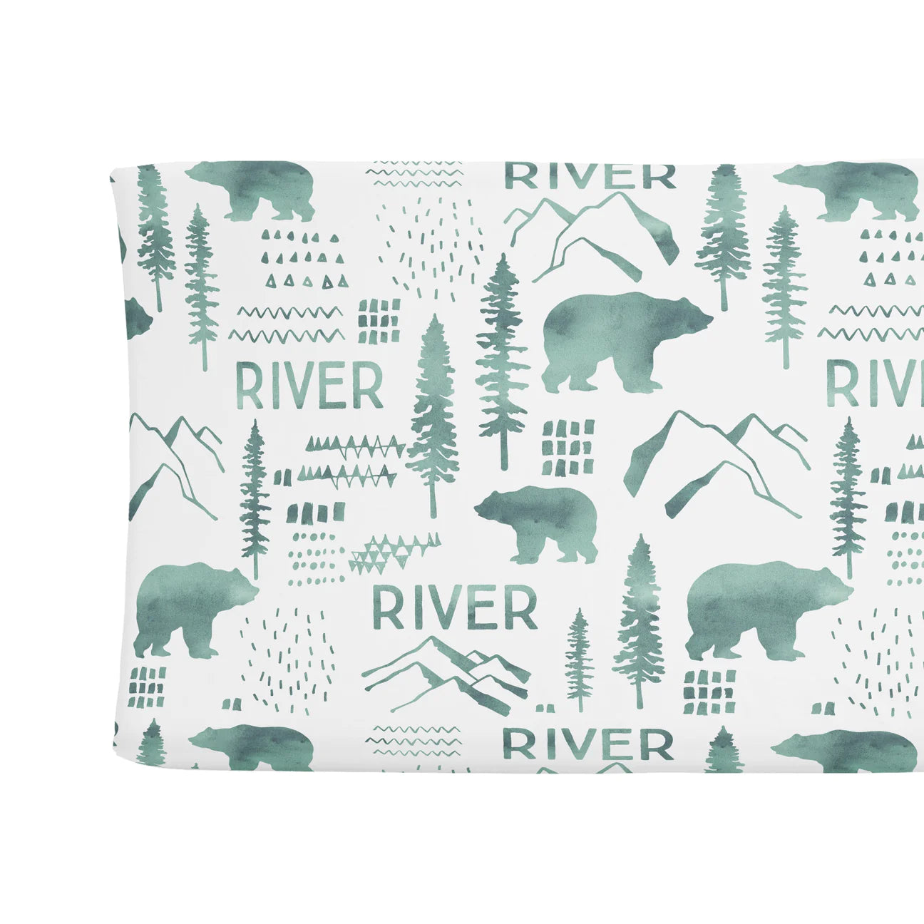 Changing Pad Cover - Woodland