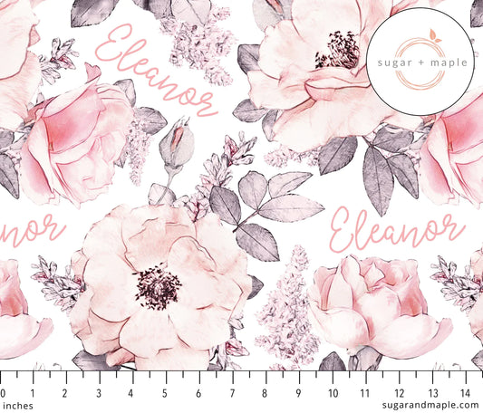 Plush Minky Blanket - Wallpaper Floral