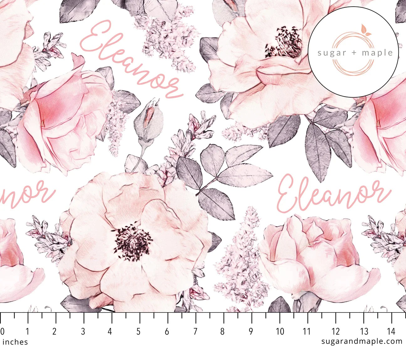 Plush Minky Blanket - Wallpaper Floral